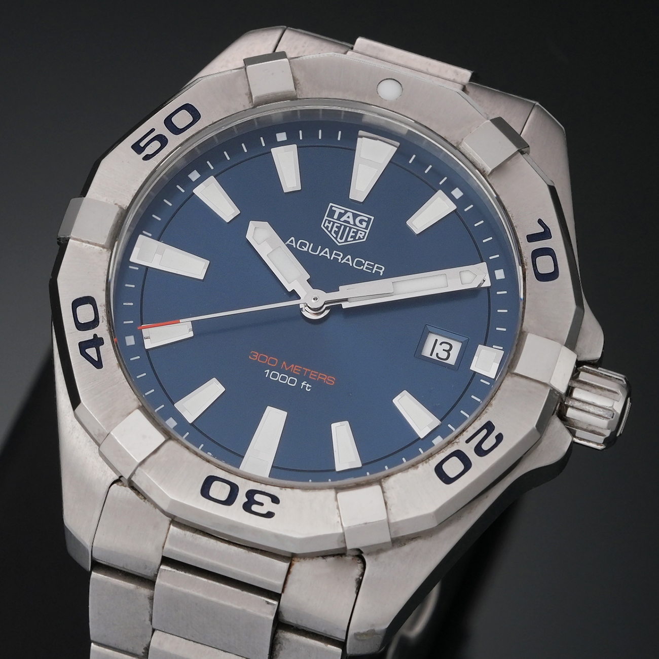 TAG HEUER(USED)태그호이어 아쿠아레이서 스틸 쿼츠 WBD1112